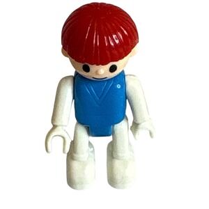 Vintage‎ 1988 Tomy Track Master Operator Figure Red Hair Toy Collectible